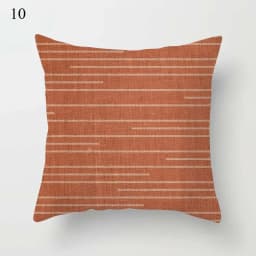 Brown Series Modern Simple INS Pillowcase Square Sofa Pillow Cover Striped Lattice Cushion 45*45cm