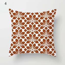 Brown Series Modern Simple INS Pillowcase Square Sofa Pillow Cover Striped Lattice Cushion 45*45cm