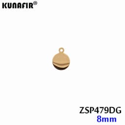 Good polishing golden color Customized Laser engraving logo Tags stainless steel Labels jewelry Tab parts accessories