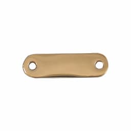 Good polishing golden color Customized Laser engraving logo Tags stainless steel Labels jewelry Tab parts accessories