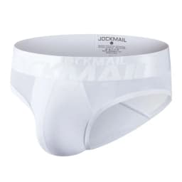 Jockmail Sexy Men's Underwear Briefs Cotton Low Rise Underpant Net yarn Lace , Breathable Summer Shorts calzoncillos hombre slip