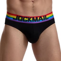 Jockmail Sexy Men's Underwear Briefs Cotton Low Rise Underpant Net yarn Lace , Breathable Summer Shorts calzoncillos hombre slip