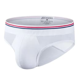 Jockmail Sexy Men's Underwear Briefs Cotton Low Rise Underpant Net yarn Lace , Breathable Summer Shorts calzoncillos hombre slip