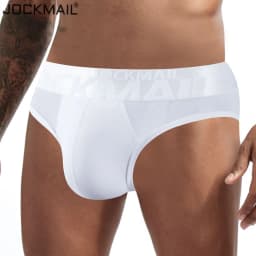 Jockmail Sexy Men's Underwear Briefs Cotton Low Rise Underpant Net yarn Lace , Breathable Summer Shorts calzoncillos hombre slip