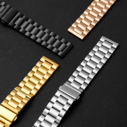 Metal Strap For Samsung Galaxy Watch 7/6/5/4/3/5 Pro Gear S3 44mm 40mm 45mm 4 6 Classic 42mm 46mm 43mm 47mm Stainless Steel Band