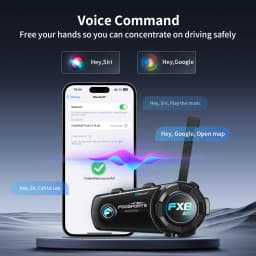 Fodsports FX8 Air Motorcycle Bluetooth Intercom Motorcycle Helmet Headset,Intercomunicador Moto,FM Radio.