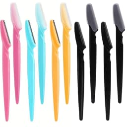 5/10/30/40pcsbrow Razor and Face Razor for Women and Men, Eyebrow Hair Trimmer and Shaver with Protective Cover,Safe