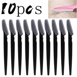 5/10/30/40pcsbrow Razor and Face Razor for Women and Men, Eyebrow Hair Trimmer and Shaver with Protective Cover,Safe