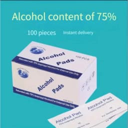 Disposable 75% Alcohol Wet Wipe Pads For Antiseptic Clean Skin Jewelry Cell Phone For Disinfection Use Tattoo Clean Tools
