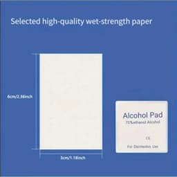 Disposable 75% Alcohol Wet Wipe Pads For Antiseptic Clean Skin Jewelry Cell Phone For Disinfection Use Tattoo Clean Tools