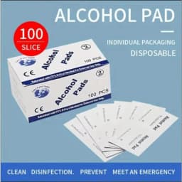 Disposable 75% Alcohol Wet Wipe Pads For Antiseptic Clean Skin Jewelry Cell Phone For Disinfection Use Tattoo Clean Tools