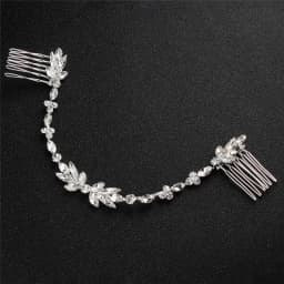Classic Wedding Long Hair Combs Austrian Crystal Bendable Bride Hair Jewelry Accessories Women Hairpins Hairpieces