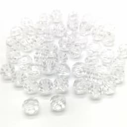 6/8/10/12mm Rondelle Faceted Acrylic Beads Loose Spacer Beads for Handmade DIY Necklace Bracelet Jewelry Making Wholesale