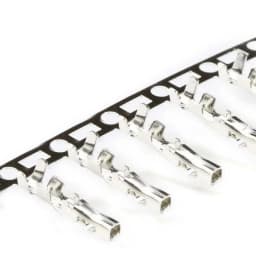 50Pcs 2.54mm Male and Female Dupont and Servo Crimp Wire Jumper Pin Header Connector Terminal Pins Crimp