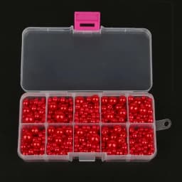 350Pcs 4mm-10mm Mixed Round Imitation ABS Pearl Beads Solid Color Loose Garment Beads for Clothing Decoration,Not Include Boxes