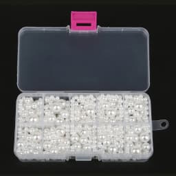 350Pcs 4mm-10mm Mixed Round Imitation ABS Pearl Beads Solid Color Loose Garment Beads for Clothing Decoration,Not Include Boxes