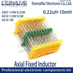 0307 1/4W 0410 1/2W 0510 1W Color Ring Inductors DIP Inductance 0.22uH 10mH 1 2.2UH 3.3 4.7UH 10 22 33UH 47 68 100 220 330 UH MH