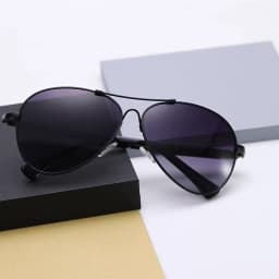 BARCUR Design Titanium Alloy Sunglasses Polarized Men's Sun Glasses Women Pilot Gradient Eyewear Mirror Shades Oculos De Sol
