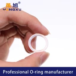 Thickness CS3/3.5/5mm White VMQ O-ring Cross Section Silicon Rubber Sealing Gasket Rubber Washer Wholesale in Specifications