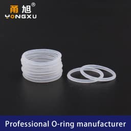 Thickness CS3/3.5/5mm White VMQ O-ring Cross Section Silicon Rubber Sealing Gasket Rubber Washer Wholesale in Specifications