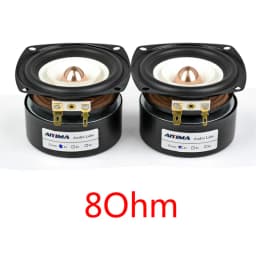 AIYIMA 2Pcs 3Inch Audio Portable Speakers 4 8 Ohm 15W Full Range Hifi Bass Speaker Altavoz Portatil Speaker DIY Home Theater