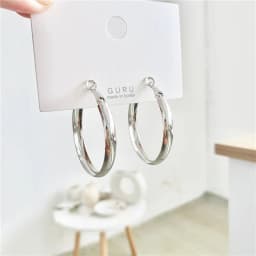Minimalist Brand Hoop Circle Earring Woman 2022 New Vintage Gold Color korean Scrub Statement Big Earrings Accessories brincos