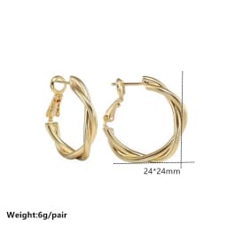 Minimalist Brand Hoop Circle Earring Woman 2022 New Vintage Gold Color korean Scrub Statement Big Earrings Accessories brincos