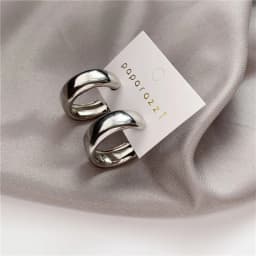 Minimalist Brand Hoop Circle Earring Woman 2022 New Vintage Gold Color korean Scrub Statement Big Earrings Accessories brincos