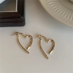 Minimalist Brand Hoop Circle Earring Woman 2022 New Vintage Gold Color korean Scrub Statement Big Earrings Accessories brincos