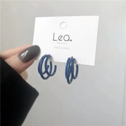 Minimalist Brand Hoop Circle Earring Woman 2022 New Vintage Gold Color korean Scrub Statement Big Earrings Accessories brincos