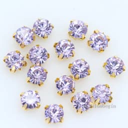 100p 3mm color Sew on crystal glass Diamante Rhinestone jewels Gold Cup Claw Montees 4hole Sewing Stone Beads DIY craft clothes