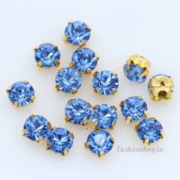 100p 3mm color Sew on crystal glass Diamante Rhinestone jewels Gold Cup Claw Montees 4hole Sewing Stone Beads DIY craft clothes