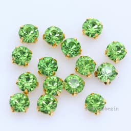 100p 3mm color Sew on crystal glass Diamante Rhinestone jewels Gold Cup Claw Montees 4hole Sewing Stone Beads DIY craft clothes