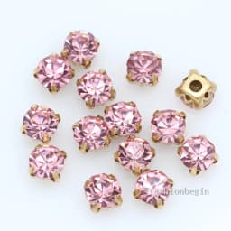 100p 3mm color Sew on crystal glass Diamante Rhinestone jewels Gold Cup Claw Montees 4hole Sewing Stone Beads DIY craft clothes