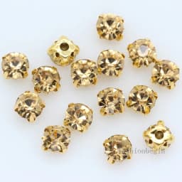 100p 3mm color Sew on crystal glass Diamante Rhinestone jewels Gold Cup Claw Montees 4hole Sewing Stone Beads DIY craft clothes