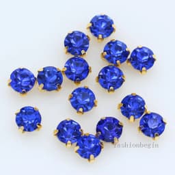 100p 3mm color Sew on crystal glass Diamante Rhinestone jewels Gold Cup Claw Montees 4hole Sewing Stone Beads DIY craft clothes