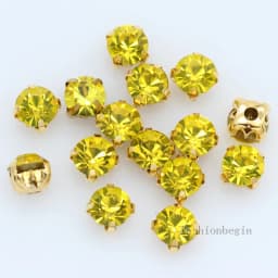 100p 3mm color Sew on crystal glass Diamante Rhinestone jewels Gold Cup Claw Montees 4hole Sewing Stone Beads DIY craft clothes