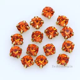 100p 3mm color Sew on crystal glass Diamante Rhinestone jewels Gold Cup Claw Montees 4hole Sewing Stone Beads DIY craft clothes