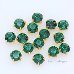 100p 3mm color Sew on crystal glass Diamante Rhinestone jewels Gold Cup Claw Montees 4hole Sewing Stone Beads DIY craft clothes