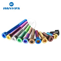 Wanyifa Titanium Ti Bolts M6 x 10 15 16 18 20 25 30 35 40 45 50 55 60 65mm Screw for Bicycle Headset Brake