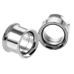 2Pcs/lot 2mm-30mm Stainless Steel Ear Stretcher Expanders Tunnels and Plugs Earrings Screwed Back Ear Dilations Ear Expansions
