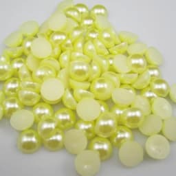 3/4/5/6/7/8/10mm 100-1000pcs/Bag Ivory/White Multicolor ABS Imitation Pearl Half Round Flatback For DIY Jewelry Findings Making