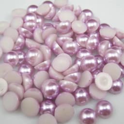 3/4/5/6/7/8/10mm 100-1000pcs/Bag Ivory/White Multicolor ABS Imitation Pearl Half Round Flatback For DIY Jewelry Findings Making