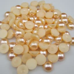 3/4/5/6/7/8/10mm 100-1000pcs/Bag Ivory/White Multicolor ABS Imitation Pearl Half Round Flatback For DIY Jewelry Findings Making