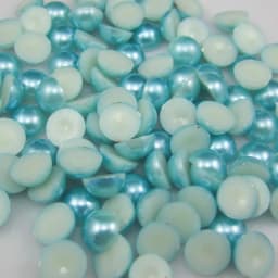 3/4/5/6/7/8/10mm 100-1000pcs/Bag Ivory/White Multicolor ABS Imitation Pearl Half Round Flatback For DIY Jewelry Findings Making
