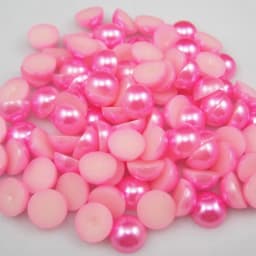 3/4/5/6/7/8/10mm 100-1000pcs/Bag Ivory/White Multicolor ABS Imitation Pearl Half Round Flatback For DIY Jewelry Findings Making