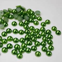 3/4/5/6/7/8/10mm 100-1000pcs/Bag Ivory/White Multicolor ABS Imitation Pearl Half Round Flatback For DIY Jewelry Findings Making