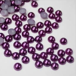 3/4/5/6/7/8/10mm 100-1000pcs/Bag Ivory/White Multicolor ABS Imitation Pearl Half Round Flatback For DIY Jewelry Findings Making
