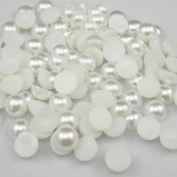 3/4/5/6/7/8/10mm 100-1000pcs/Bag Ivory/White Multicolor ABS Imitation Pearl Half Round Flatback For DIY Jewelry Findings Making