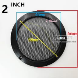 HIFIDIY LIVE 4 5 6 8 10 Inch Speaker Net Cover High-Grade Car Home Mesh Enclosure Speakers Plastic Frame Metal Iron Wire Grilles
